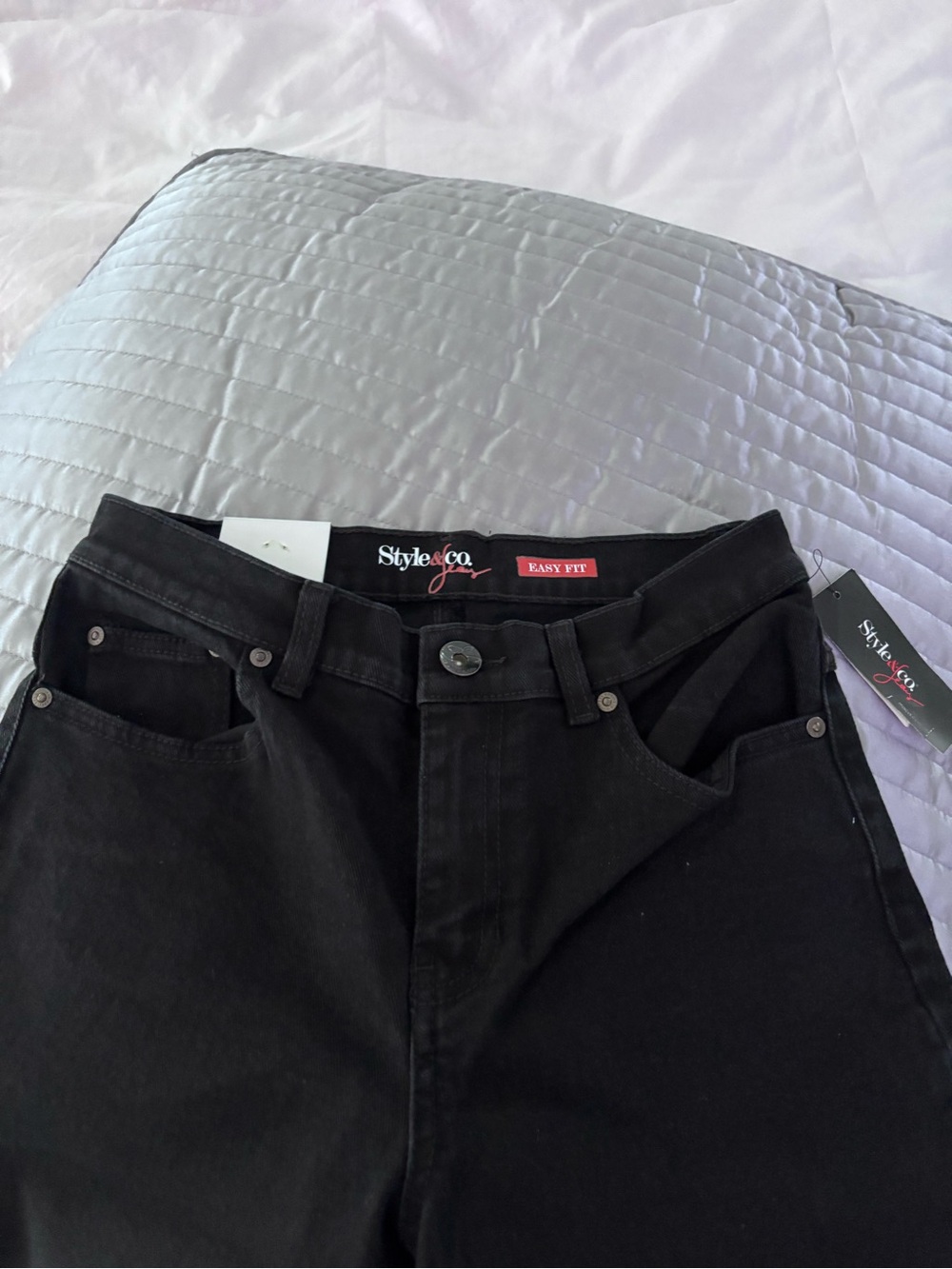 Style & Co. Black Women's Relaxed Jeans